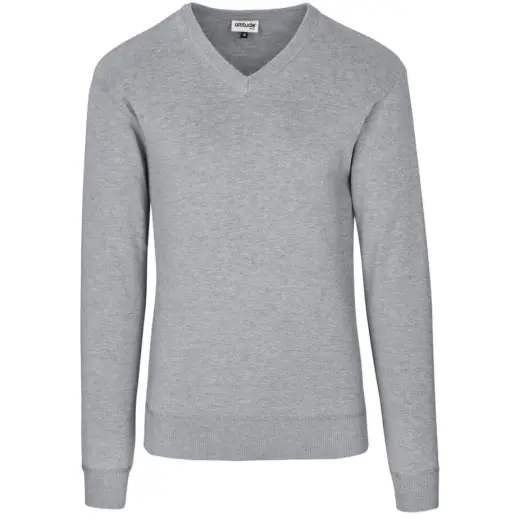 Mens Long Sleeve Meta Low Pill Jersey Grey Front